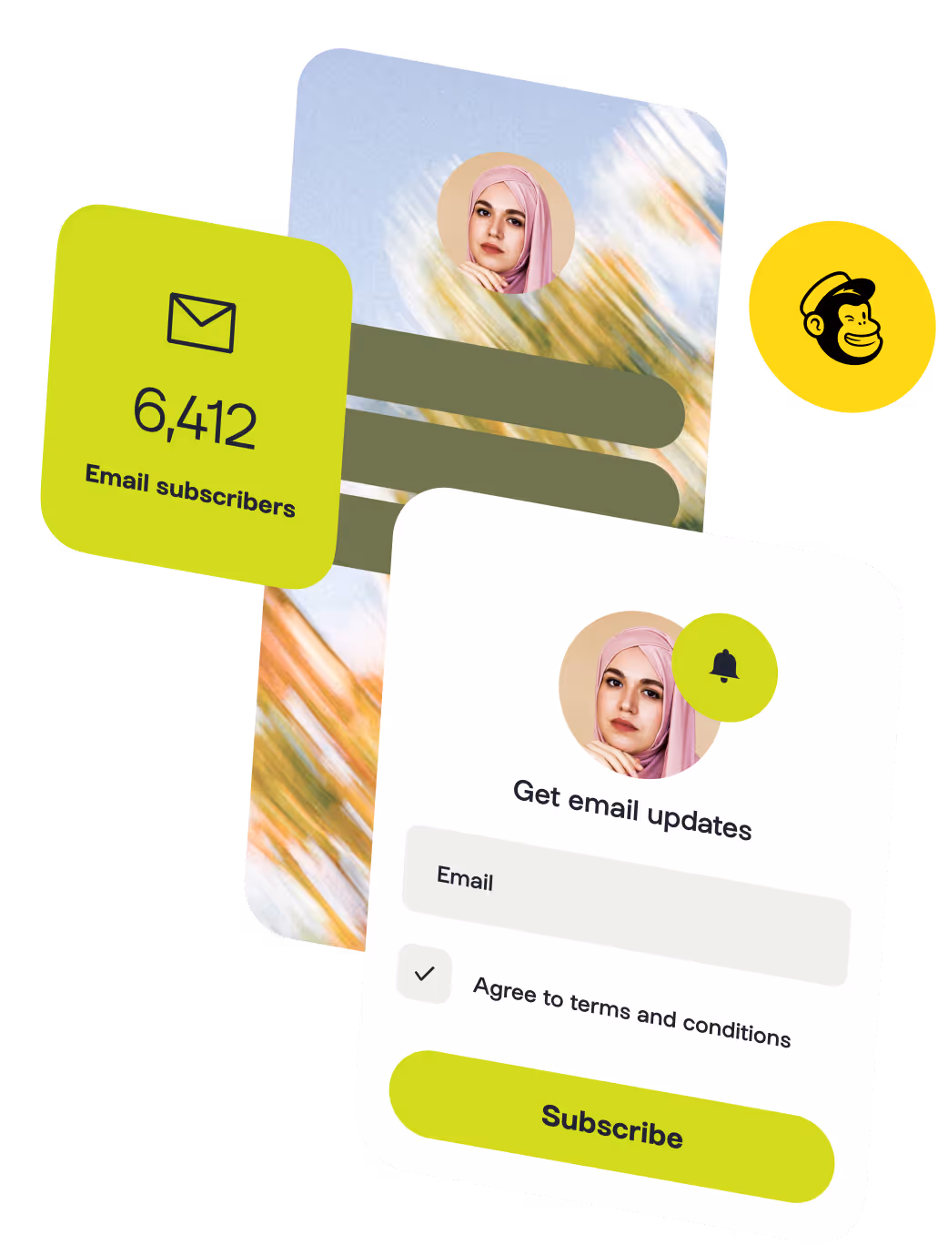 Email template visual